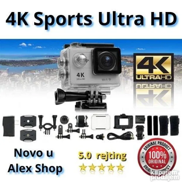 PROFI 4K SPORTS Ultra HD kamera Go Pro
