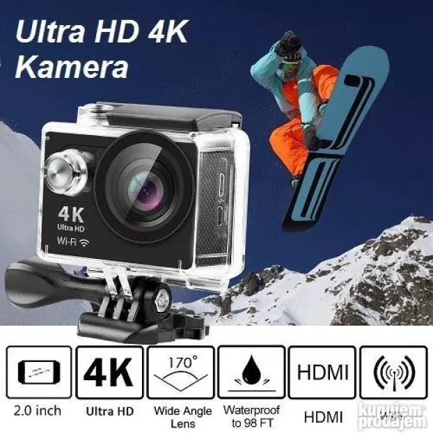 PROFI 4K SPORTS Ultra HD kamera Go Pro
