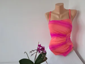 Jednodelan koralno-roze kupaci vel M