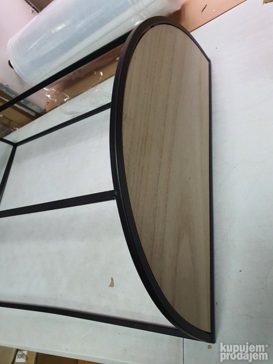 Polukruzni Stocic Polica 75x52.5x26.5-LIFA LIVING