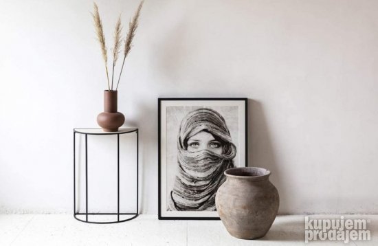 Polukruzni Stocic Polica 75x52.5x26.5-LIFA LIVING