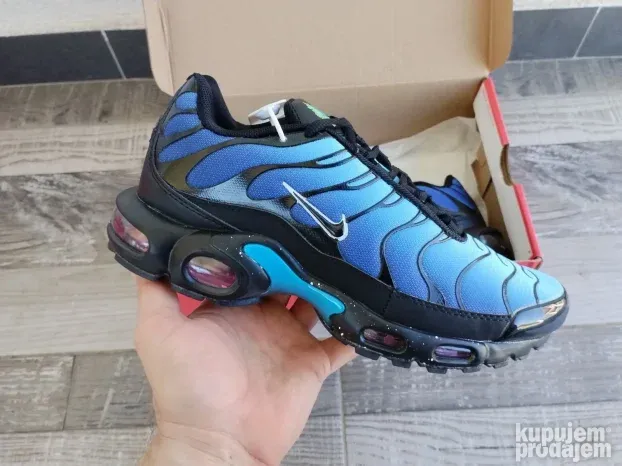 Nike Air Max Plus TN model Black University Blue