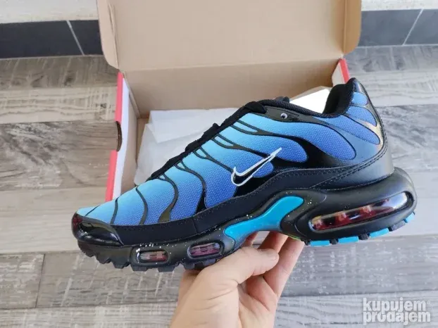 Nike Air Max Plus TN model Black University Blue