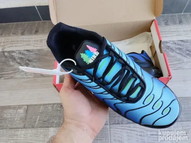 Nike Air Max Plus TN model Black University Blue