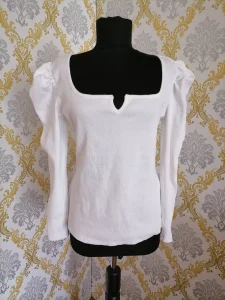 Bluza puf rukavi za punije dame