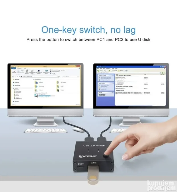 USB 3.0 selektor - prekidač