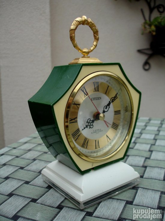 CITIZEN Alarm Clock japanski vintage mehanički budilnik KupujemProdajem