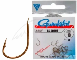 Udice Gamakatsu LS-2030B / 25kom / vel.10 (Braon)