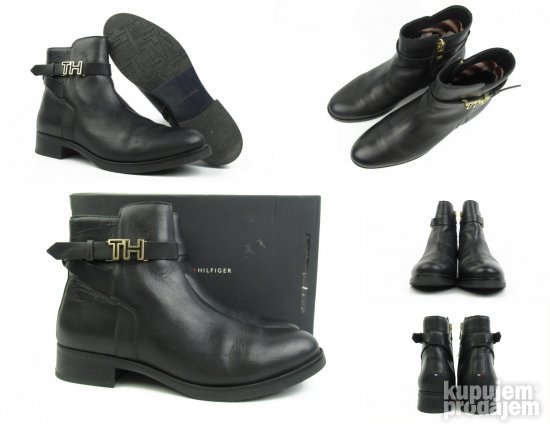 Tommy Hilfiger Kožne čizmice TOP MODEL T997