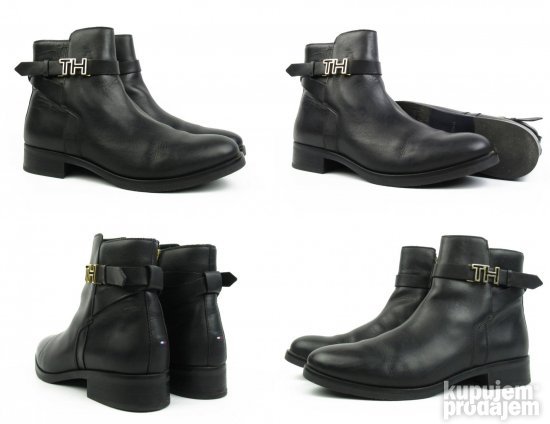Tommy Hilfiger Kožne čizmice TOP MODEL T997