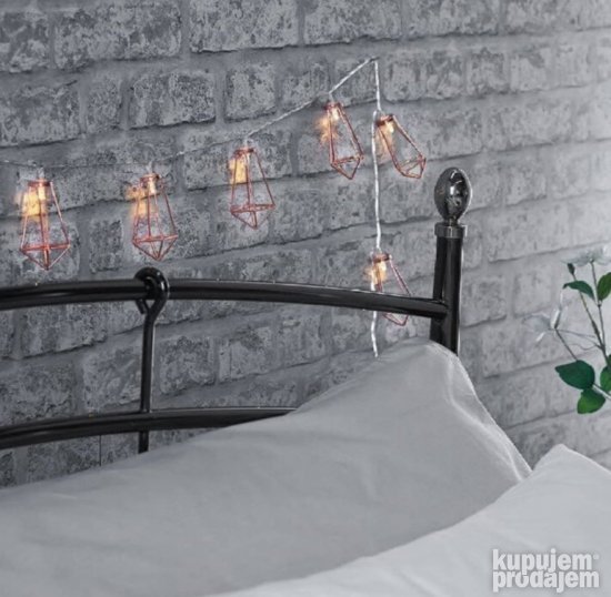 LED Lampe 10kom 1,5M na Baterije Dijamant Toplo Belo Arestor