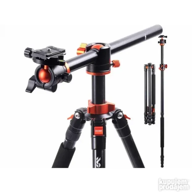K-F Conept T254A4 + BH-28L Stand + Monopod with a rotating