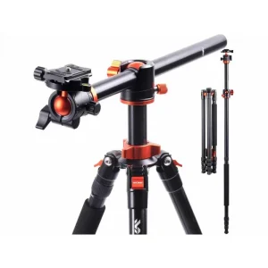 K-F Conept T254A4 + BH-28L Stand + Monopod with a rotating