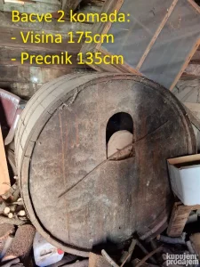 Burici, burad i bacve - 8 komada