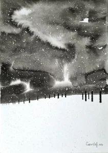 Tihi svet 1 - crtež 30x21cm