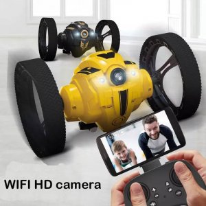 Interaktivni autić bounce car sa WiFI kamerom žuti
