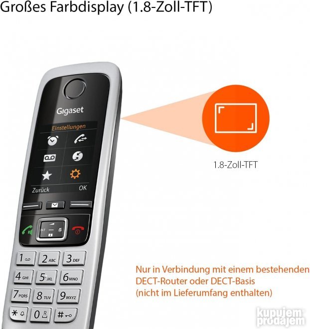 Gigaset C430 HX Fiksni bezicni telefon