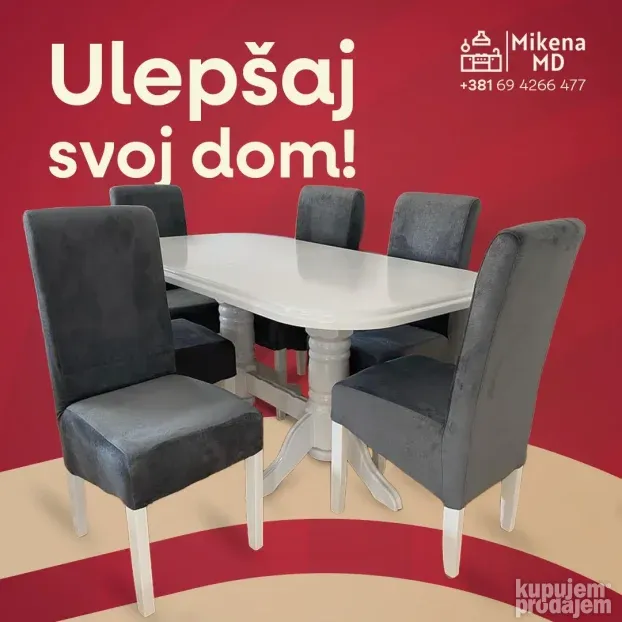 Trpezarijski sto i stolice 3