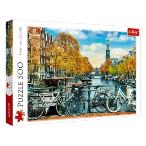 Puzzle Amsterdamski biciklistički most (500 komada) - Trefl