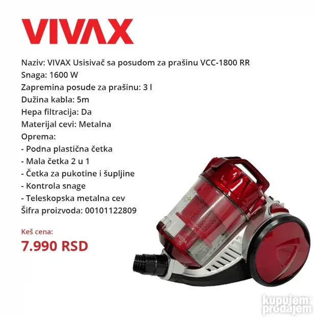 Standardni usisivači - Usisivači za pepeo (Više modela)