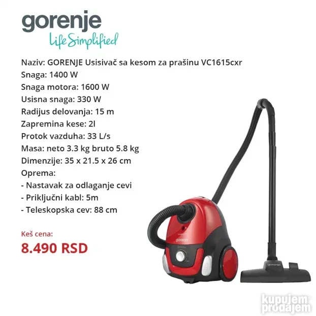 Standardni usisivači - Usisivači za pepeo (Više modela)