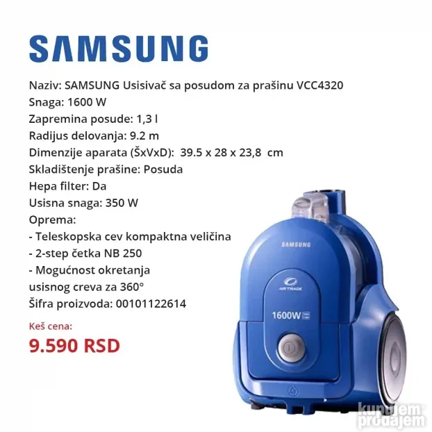 Standardni usisivači - Usisivači za pepeo (Više modela)