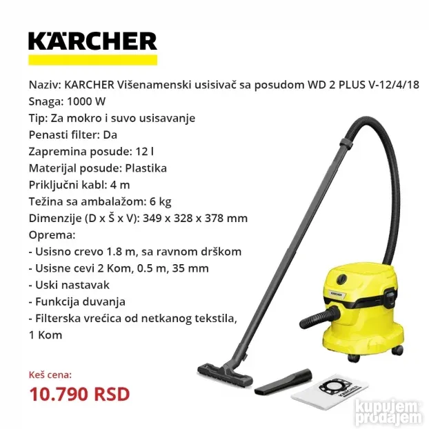 Standardni usisivači - Usisivači za pepeo (Više modela)