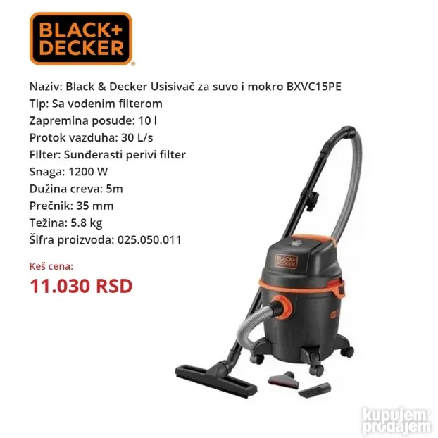 Standardni usisivači - Usisivači za pepeo (Više modela)