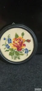 Vintage cvetni manji goblen