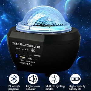 Zvezdano nebo led projektor Bluetooth zvucnik RGB usb