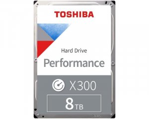 TOSHIBA 8TB 3.5" SATA III 256MB 7.200rpm HDWR180UZSVA N300