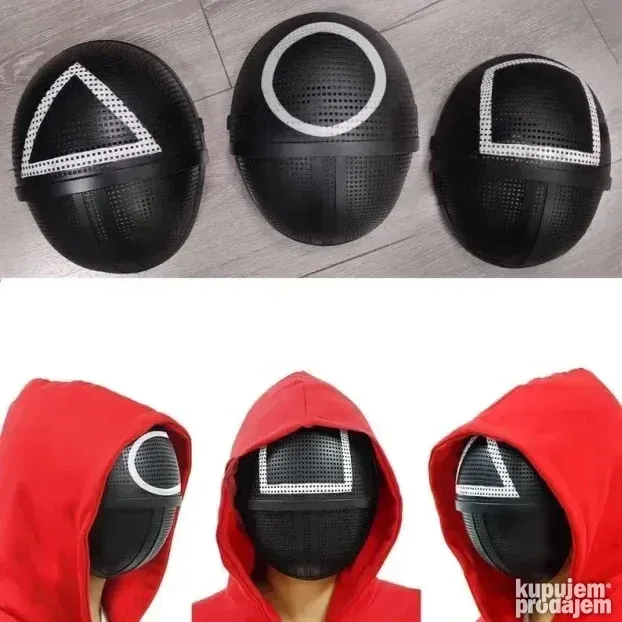 Squid game maske Squid game Gonggi kockice Squid game set