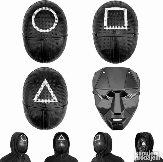 Squid game maske Squid game Gonggi kockice Squid game set