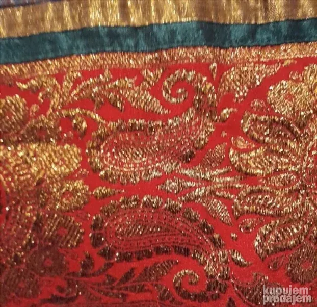 Indijski dugi prsluk sa šlicevima vel m