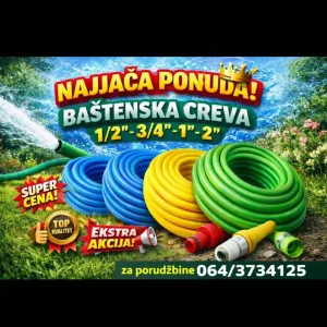 Crevo za vodu / Baštensko crevo AKCIJA!