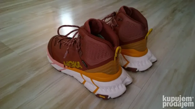 HOKA TENNINE HIKE Mid GTX Cherry Mahogany  ~ 39