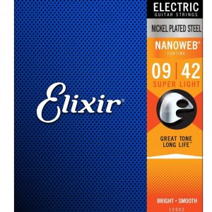 Elixir 12002 Nanoweb žice za električnu gitaru 9-42