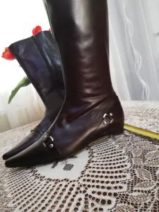 Braon kožne čizme JOX br. 40