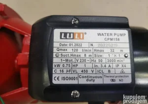 LULI pumpa za  vodu 1914