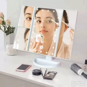 Ogledalo za šminkanje Led  sa 3 bočna ogledala 1400 din Novo