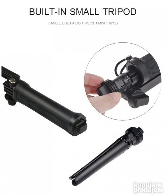 Selfie Stap Selfie Stick 3Way GoPro Akcione Kamere Tripod