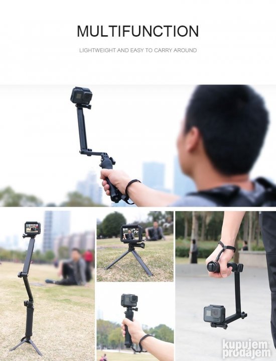 Selfie Stap Selfie Stick 3Way GoPro Akcione Kamere Tripod