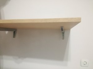 Zidni sto na rasklapanje 58cm X 42cm sonoma