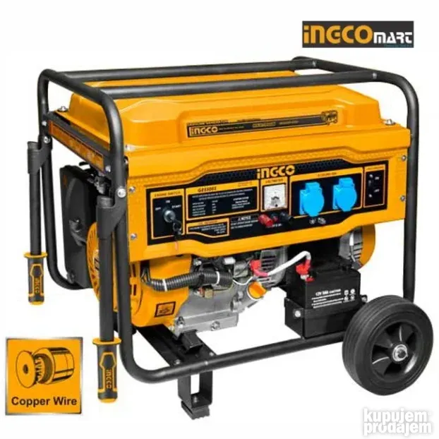 GE65006 benzinski generator 6.5KW INGCO