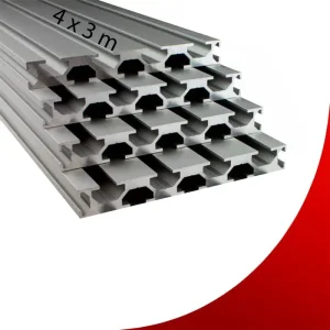 Aluminijumski profil CLAK 15x120x3000mm-SET