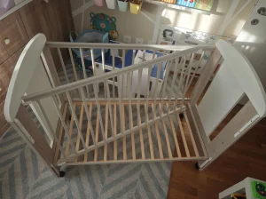 Krevet za bebe Drewex - Zirafa 60x120cm sa dusekom