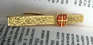 Igla / šnala za kravatu sa Grbom Srbije