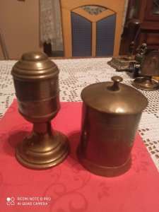 Upaljac i posuda za duvanmesing