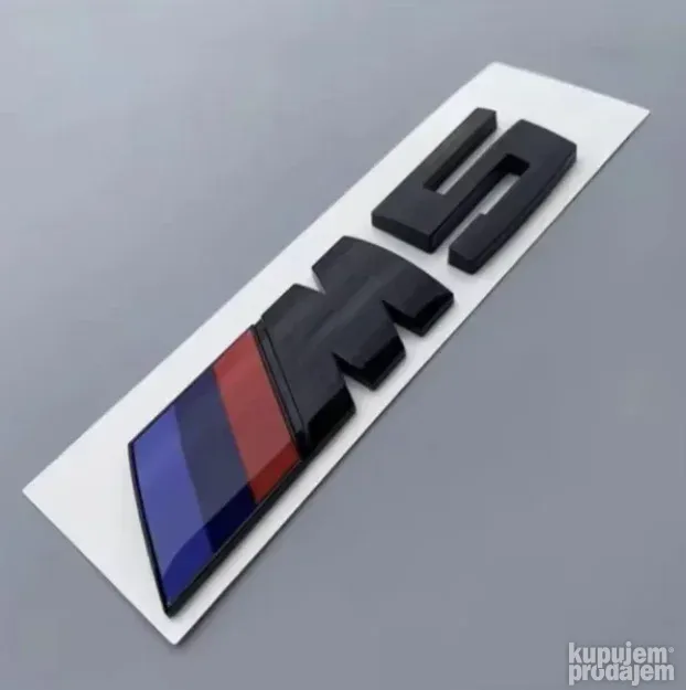 Natpis M5 crna oznaka bedz metalna oznaka