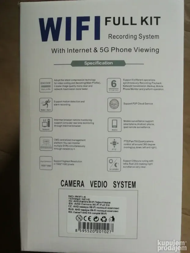 CCTV 4 WI-FI na lageru!